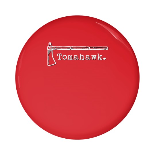 Discover Tomahawk Logo (White) Pin Buttons