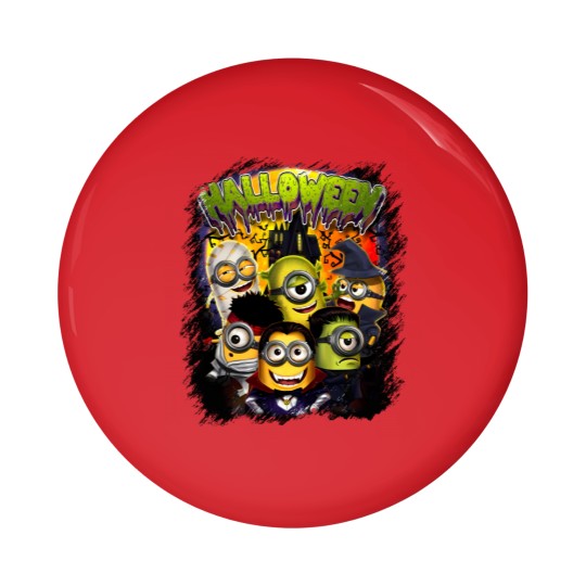 Discover Minions Halloween Pin Buttons Unisex Jersey Short Sleeve Pin Buttons