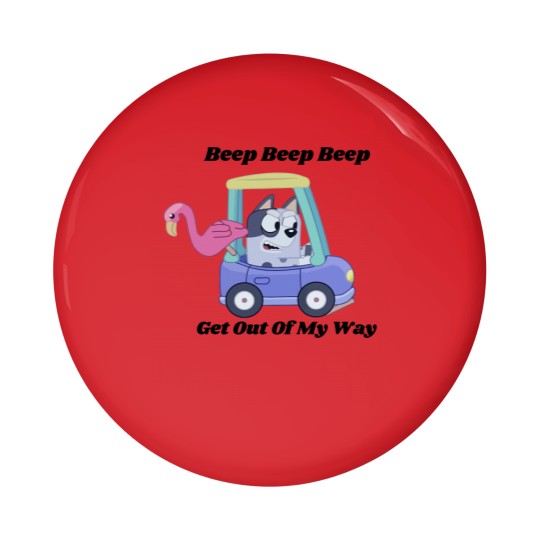 Discover Get Out Of My Way Muffin Pin Buttons, Muffin BlueyDad Pin Buttons