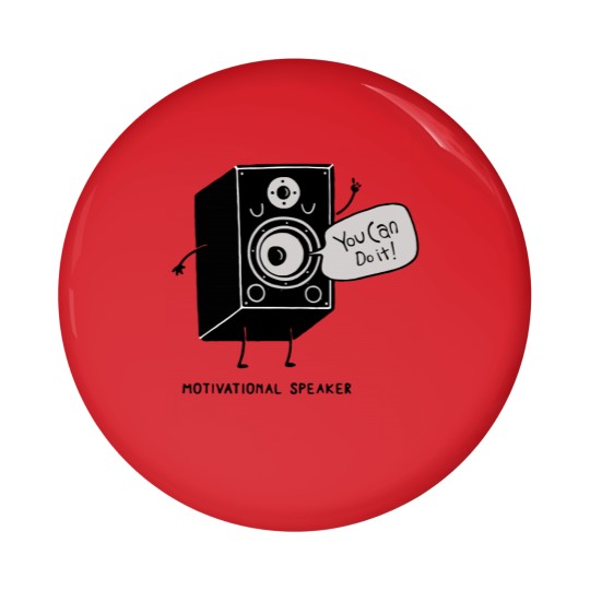 Discover Motivational Speaker Pin Buttons