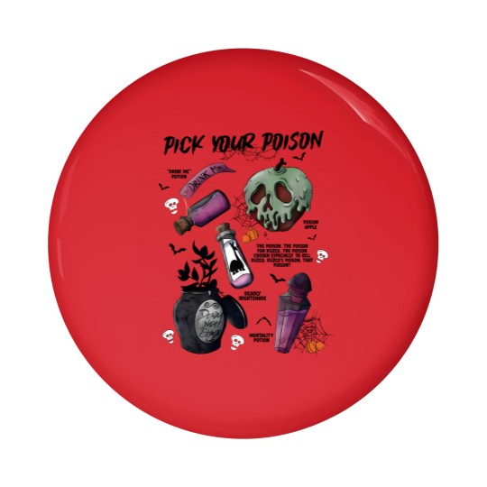 Discover Pick Your Poison Pin Buttons