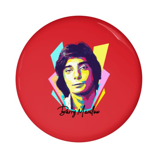 Discover Wpap Pop Art Baraaary Manilow Pin Buttons