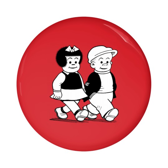 Discover Nancy et Sluggo V classique Pin Buttons