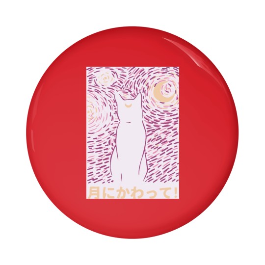 Discover Sailor Moon Cat, Luna Artemis Pin Buttons