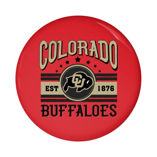 Discover Colorado Buffaloes Football Est 1876 Pin Buttons, University of Colorado Pin Buttons