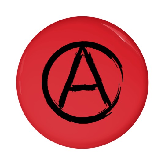 Discover anarchy sign Pin Buttons