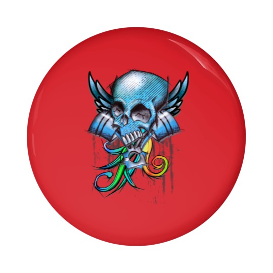 Discover Skull Tuning Design Pin Buttons
