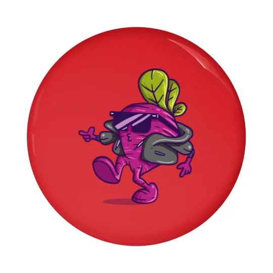 Discover Vegetable Cool Radish Pin Buttons