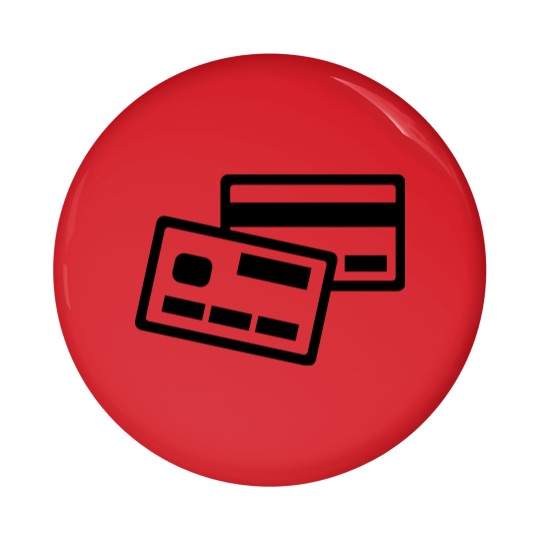 Discover Credit card Pin Buttons