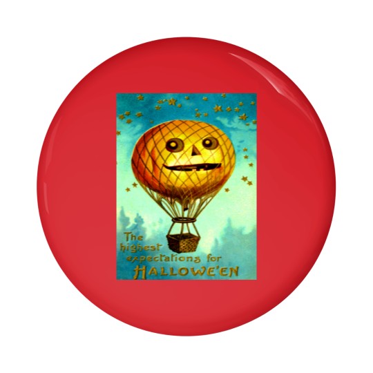 Discover Jack O' Lantern Air Balloon Pin Buttons