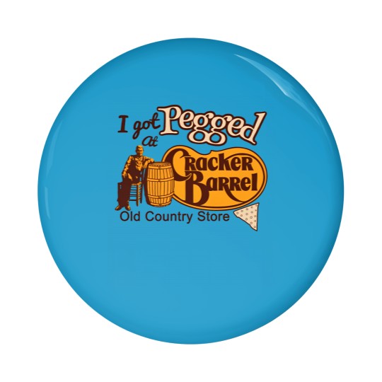 Discover I got Pegged at Cracker Barrel Old Country Store Pin Buttons, Cracker Barrel Pin Buttons