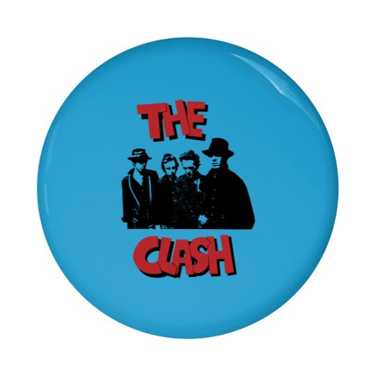 Discover The Clash Vintage Rare Pin Button - British Punk