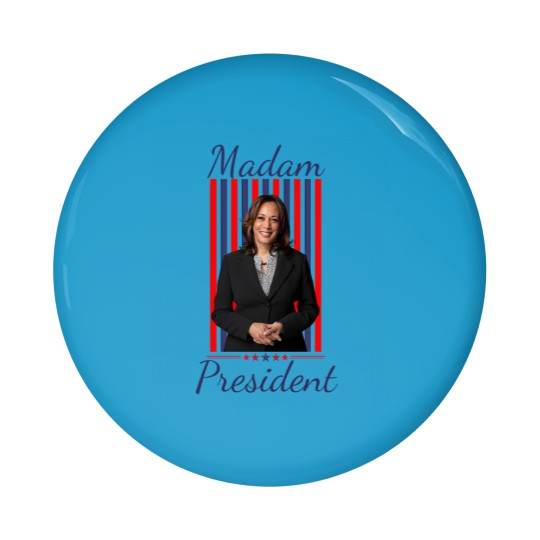 Discover Kamala Harris Presidential Pin Button - Madam President