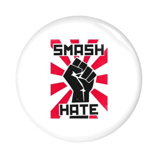 Discover Smash Hate Classic Pin Buttons