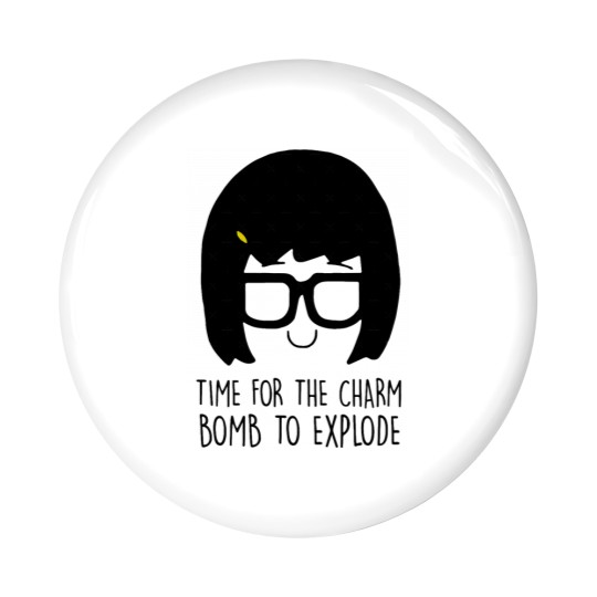 Discover Bobs Animated Sitcom Burgers - Time For The Charm Bombb To Explode Pin Buttons
