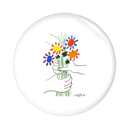 Discover Flowers Bouquet by Pablo Picasso Pin Buttons