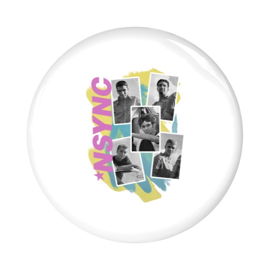 Discover Vintage NSYNC No Strings Attached Black Pin Buttons