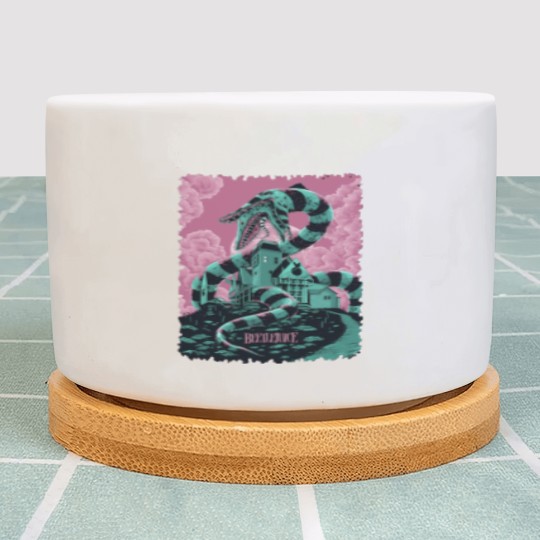 Discover Beetlejuice Sandworm Poster Plant Pots, 80s Movie Poster Plant Pots