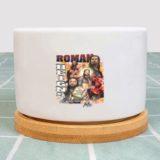 Discover Roman Reigns Acknowledge Me Unisex Softstyle Plant Pots, Roman Reigns Unisex Plant Pots