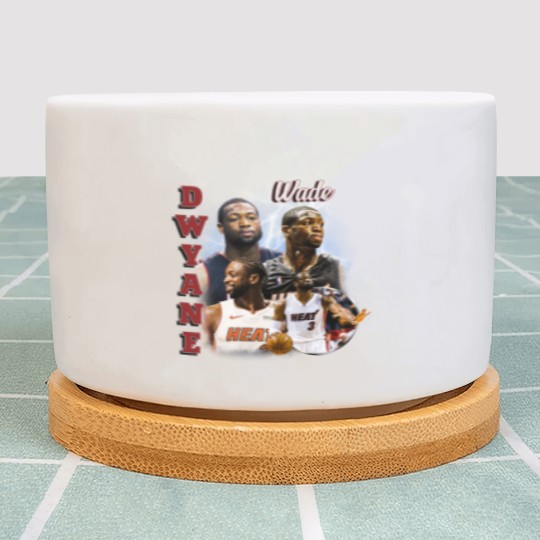 Discover Dwyane Wade Vintage Plant Pots, Vintage 90s Graphic Style Dwyane Wade Plant Pots