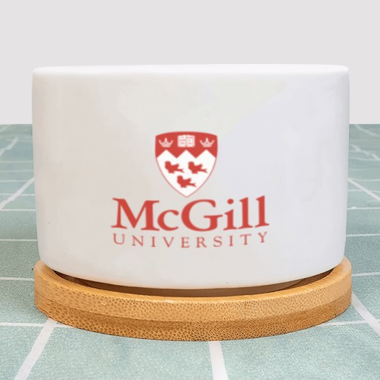Discover McGill Univ Logo Plant Pots