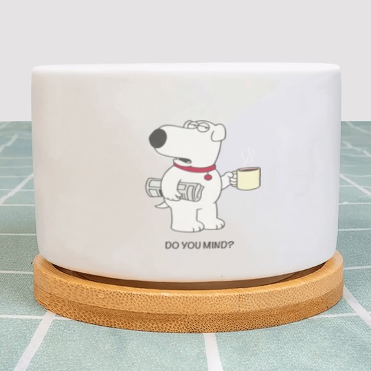Discover Brian Griffin Happy Plant Pots | Family Guy