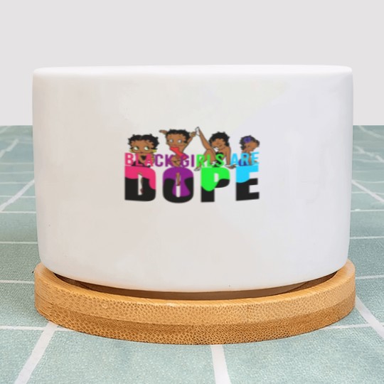 Discover Betty Boop Black Girls Are Dope Vintage Plant Pots, Animation Plant Pots, Betty Boop Plant Pots