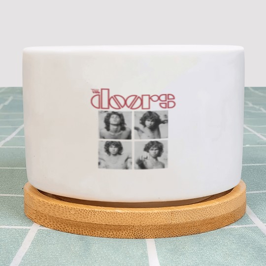 Discover The Doors: Jim Morrison Boxes Black Plant Pots