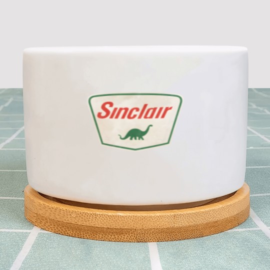 Discover Sinclair Oil vintage logo Plant Pots