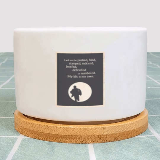 Discover TV Quote - The Prisoner Plant Pots