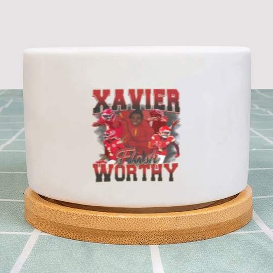 Discover Xavier Worthy Flash Vintage Style Y2K Football Plant Pots Plant Pots