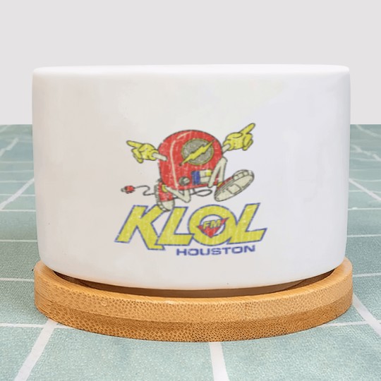 Discover KLOL FM Houston 1970 Plant Pots