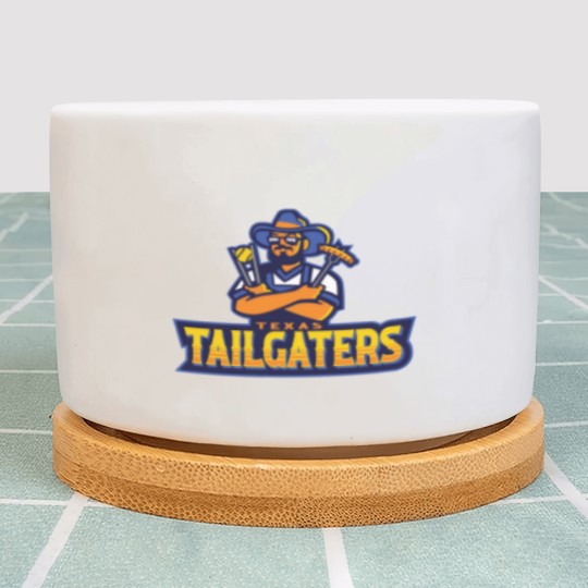 Discover Texas Tailgaters With Bbq And Sports Theme For Game Day Enthusiasts Plant Pots
