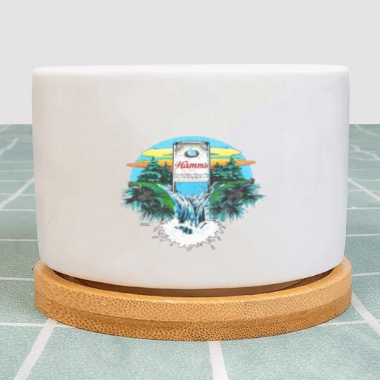 Discover Hamm's Beer 1970s Plant Pots