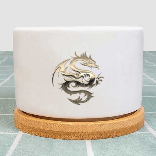 Discover Gold Metallic Dragon Plant Pots