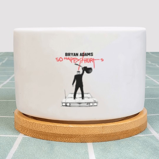 Discover Color Bryan Adams Tour 2023 Plant Pots, So Happy Hurts Tour, Vintage Bryan Adams Plant Pots
