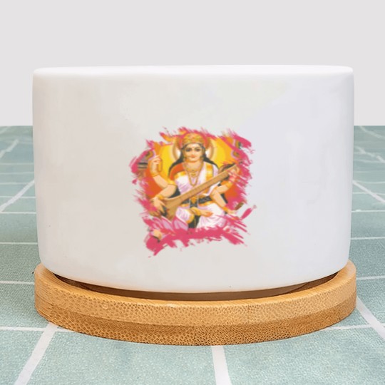 Discover Saraswati Hindu Goddess Plant Pots