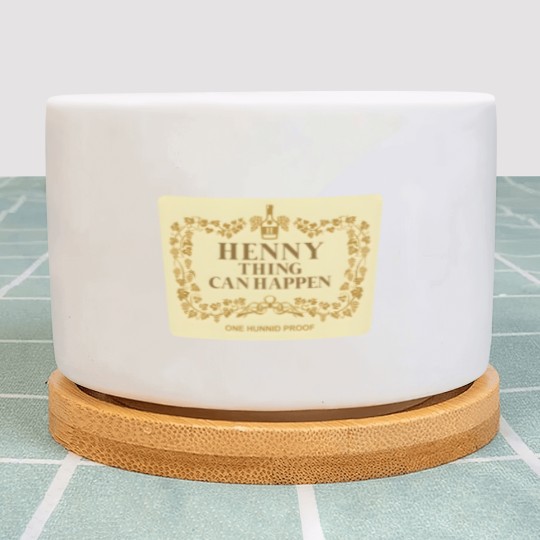 Discover Henny Thing Can Happen Label Family Chrismast Present Gift Plant Pots