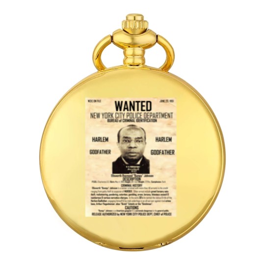 Discover BUMPY JOHNSON (WANTED POSTER) Pocket Watches