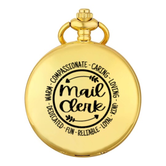Discover Mail Clerk Vintage Gift Pocket Watches
