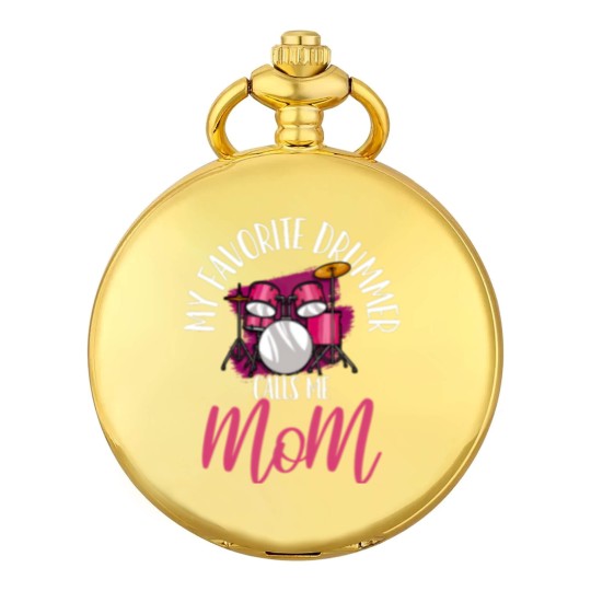 Discover Drummer Mom Drumset Drumming - Drummer Mom - Pocket Watches