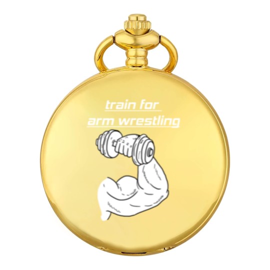 Discover train for arm wrestling Pocket Watches Pocket Watches