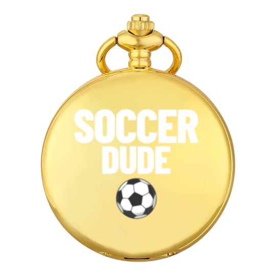 Discover Soccer Dude Men's Soccer Fan Gift Soccer Dude Pocket Watches