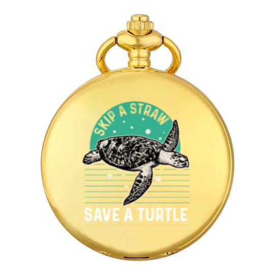 Discover Sea Turtle Turtles Hawaii Ocean Sealife Gift Pocket Watches