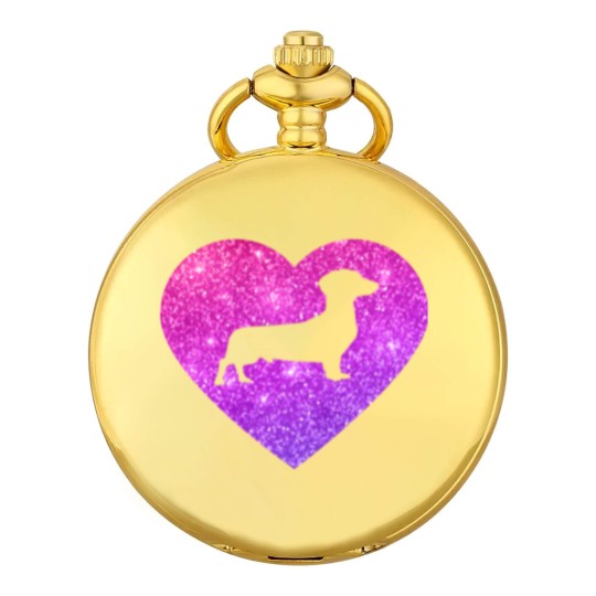 Discover Cute Dachshund Wiener Dog Heart Gift For Girls And Pocket Watches