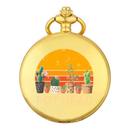 Discover Pot Head Stone Flowers Pocket Watches