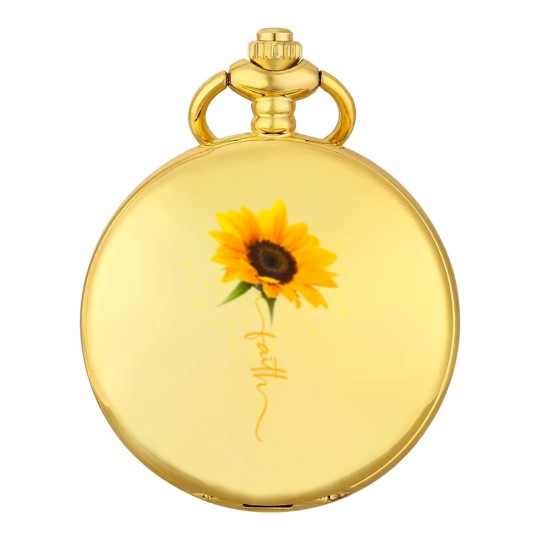 Discover Sunflower Pocket Watches Faith Beautiful yellow sunflower sunflower blooms funny