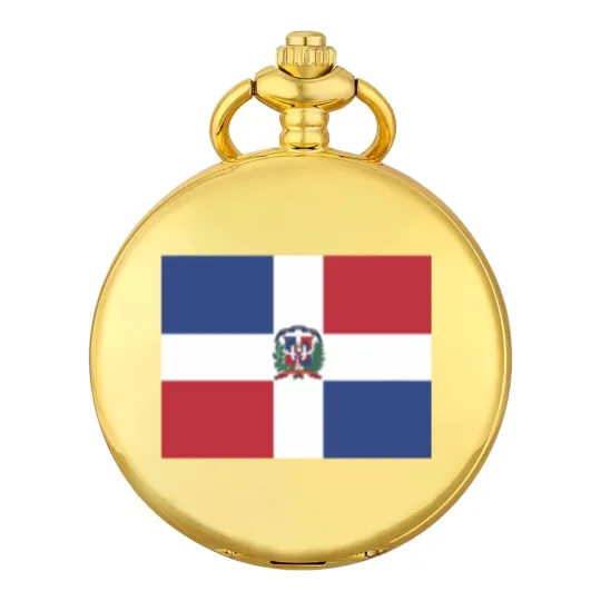 Discover AIFRIS Dominican Republic Flag Cotton Pocket Watches