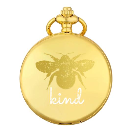 Discover Womens Vintage Be Kind - Bumblebee Bee Kind Kindness Pocket Watches