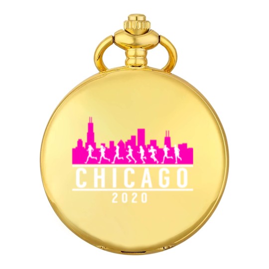 Discover Chicago Skyline Runners Pocket Watches